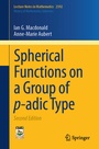 Cover: Spherical Functions on a Group of p-adic Type - Springer