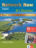 Cover: Network Now A1 Starter Gold Edition - Hybride Ausgabe allango - Klett