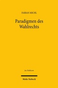 Cover: Paradigmen des Wahlrechts - Mohr Siebeck