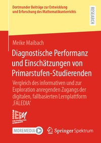 Enlarge image Cover: Diagnostische Performanz und Einschätzungen von Primarstufen-Studierenden - Springer Spektrum