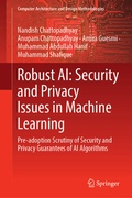 Cover: Robust AI: Security and Privacy Issues in Machine Learning - Springer