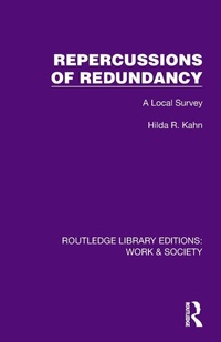 Enlarge image Cover: Repercussions of Redundancy - Routledge