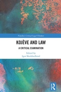 Cover: Kojeve and Law - Routledge