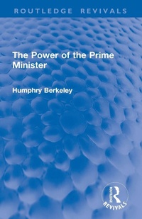 Enlarge image Cover: The Power of the Prime Minister - Routledge