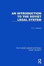 Cover: An Introduction to the Soviet Legal System - Routledge