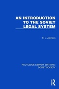 Cover: An Introduction to the Soviet Legal System - Routledge