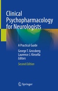 Cover: Clinical Psychopharmacology for Neurologists - Springer