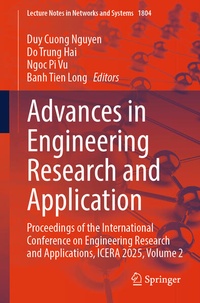 Enlarge image Cover: Advances in Engineering Research and Application - Springer