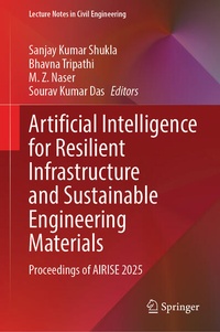 Enlarge image Cover: Artificial Intelligence for Resilient Infrastructure and Sustainable Engineering Materials - Springer