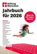 Cover: Stiftung Warentest Jahrbuch 2026 - Der Ratgeber f&uuml;r die besten Produkte und die optimale Kaufentscheidung, &Uuml;berblick &uuml;ber zahlreiche Produkte mit ehrlichen Bewertungen - Stiftung Warentest