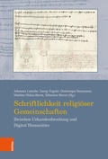 Cover: Schriftlichkeit religi&ouml;ser Gemeinschaften - B&ouml;hlau