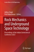 Cover: Rock Mechanics and Underground Space Technology - Springer