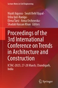 Cover: Proceedings of the 3rd International Conference on Trends in Architecture and Construction - Springer