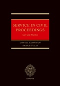 Cover: Service in Civil Proceedings - Oxford University Press