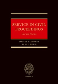 Enlarge image Cover: Service in Civil Proceedings - Oxford University Press