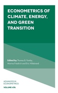 Cover: Econometrics of Climate, Energy, and Green Transition - Emerald Publishing Limited
