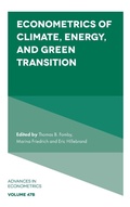 Cover: Econometrics of Climate, Energy, and Green Transition - Emerald Publishing Limited