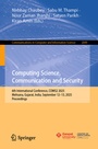 Cover: Computing Science, Communication and Security - Springer