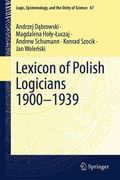 Cover: Lexicon of Polish Logicians 1900-1939 - Springer