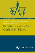 Cover: In dubio - Zweifel vor Gericht im Pitaval - J.B. Metzler