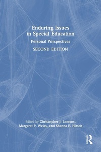 Enlarge image Cover: Enduring Issues in Special Education - Routledge