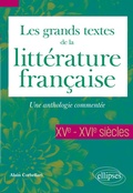 Cover: Les grands textes de la litt&eacute;rature fran&ccedil;aise. XVe-XVIe si&egrave;cles - ELLIPSES