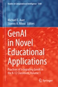 Cover: GenAI in Novel Educational Applications - Springer
