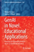 Cover: GenAI in Novel Educational Applications - Springer