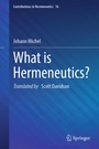Cover: What is Hermeneutics? - Springer