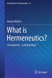 Enlarge image Cover: What is Hermeneutics? - Springer