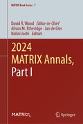 Cover: 2024 MATRIX Annals, Part I - Springer