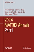 Cover: 2024 MATRIX Annals, Part I - Springer