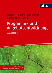 Enlarge image Cover: Programm- und Angebotsentwicklung - UTB