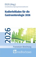 Cover: Kodierleitfaden f&uuml;r die Gastroenterologie 2026 - medhochzwei Verlag