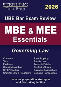 Enlarge image Cover: MBE & MEE Essentials - Sterling Test Prep
