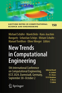 Enlarge image Cover: New Trends in Computational Engineering - Springer