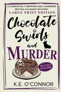 Cover: Chocolate Swirls and Murder - Large Print - K.E. O'Connor Books