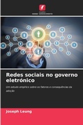 Cover: Redes sociais no governo eletronico - Edicoes Nosso Conhecimento