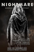 Cover: Nightmare Magazine, Issue 159 (December 2025) - Adamant Press
