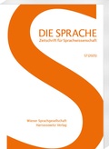 Cover: Die Sprache 57 (2025) - Harrassowitz Verlag