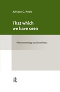 Cover: That which we have seen - Routledge