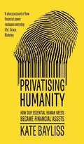 Cover: Privatising humanity - Manchester University Press