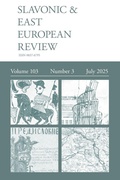 Cover: Slavonic & East European Review (103.3) 2025 - Modern Humanities Research Association