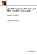 Cover: CLAREP JOURNAL OF ENGLISH AND LINGUISTICS (C-JEL) - Galda Verlag