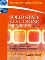 Cover: Solid State Electronic Devices - Pearson