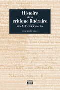 Cover: HISTOIRE DE LA CRITIQUE LITTERAIRE DES XIX ET XXE SIECLES - Academia