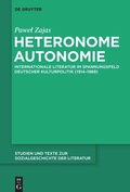 Cover: Heteronome Autonomie - De Gruyter