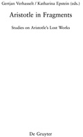 Cover: Aristotle in Fragments - De Gruyter