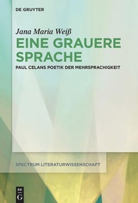 Enlarge image Cover: Eine grauere Sprache - De Gruyter