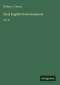 Cover: Early English Prose Romances - Antigonos Verlag